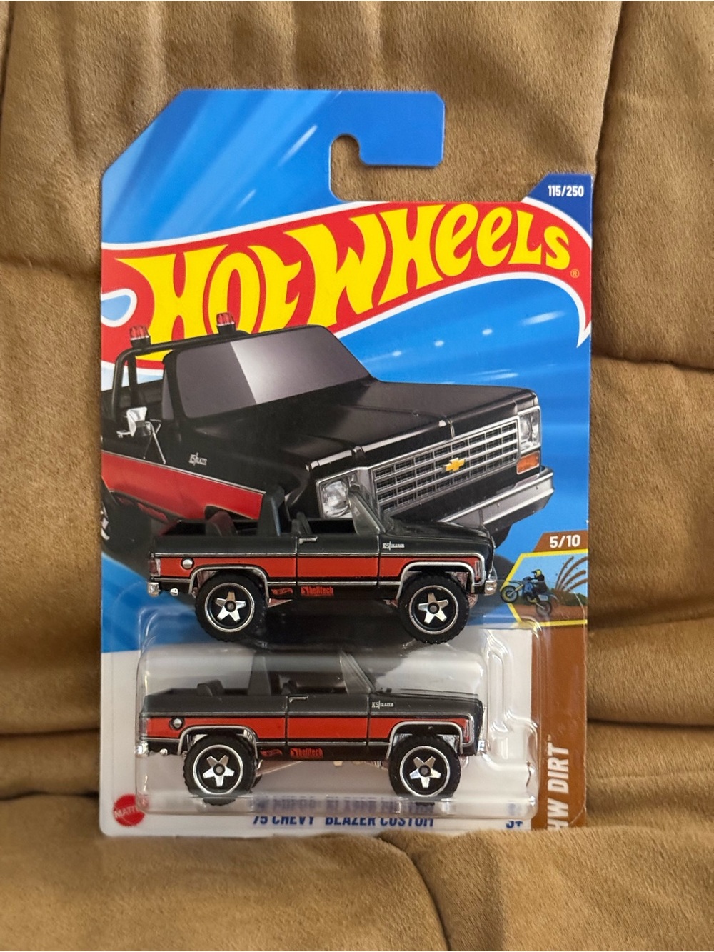 Hot Wheels Black & Red ’79 Chevy Blazer Custom Kids Toy Vehicle